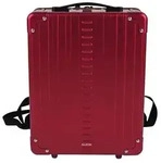 Aleon Hybrid Business-Rucksack 42 cm Laptopfach rot