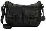 Harbour 2nd Urban Poets Emerson Umh&auml;ngetasche Leder 36 cm schwarz