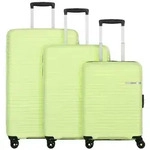 American Tourister Liftoff 4 Rollen Kofferset 3-teilig mit Dehnfalte gr&uuml;n
