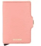 Secrid Twinwallet Kreditkartenetui RFID Schutz Leder 7 cm rosa
