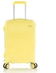 Heys Pastel 4 Rollen Kabinentrolley S 53 cm mit Dehnfalte gelb
