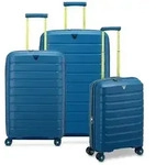 Roncato B-Flying Move 4 Rollen Kofferset 3-teilig mit Dehnfalte petrol