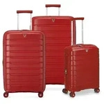 Roncato B-Flying Move 4 Rollen Kofferset 3-teilig mit Dehnfalte rot