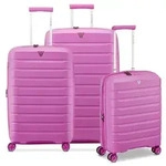 Roncato B-Flying Move 4 Rollen Kofferset 3-teilig mit Dehnfalte rosa