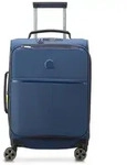 Delsey Paris Turenne Soft 4 Rollen Kabinentrolley 55 cm mit Dehnfalte blau