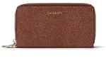 Lazarotti Bologna Leather XL Double Zip-Around Geldb&ouml;rse RFID Leder 20 cm braun
