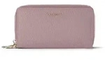 Lazarotti Bologna Leather XL Double Zip-Around Geldb&ouml;rse RFID Leder 20 cm rosa