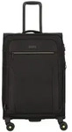 d&n Travel Line 9704 4 Rollen Trolley M 68 cm mit Dehnfalte schwarz