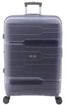 Gladiator 3800 4 Rollen Trolley 77 cm mit Dehnfalte grau