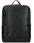 Greenburry Upcycled Tarpaulin Daypack 39.5 cm Laptopfach schwarz