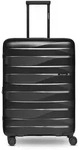 Bergpfeil Travel 4-Rollen Trolley M 66 cm mit Dehnfalte schwarz
