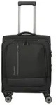 Travelite Crosslite 4 Rollen Kabinentrolley S 55 cm schwarz