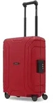 Redolz Essentials 15 4-Rollen Kabinentrolley 55 cm mit Dreipunkt-Verschluss rot