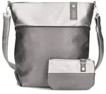 Zwei Jana Schultertasche 33 cm silberfarben