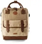Cabaia Adventurer Waxed Cotton medium Daypack 41 cm Laptopfach beige