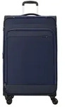 d&n Travel Line 9504 4 Rollen Trolley L 76 cm mit Dehnfalte blau