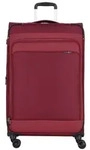 d&n Travel Line 9504 4 Rollen Trolley L 76 cm mit Dehnfalte rot