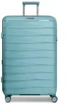 Franky London 4 Rollen Trolley L 74 cm mit Dehnfalte gr&uuml;n