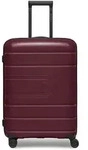 Redolz Essentials 11 4 Rollen Trolley 66 cm mit Dehnfalte rot