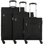 American Tourister Rampup 4 Rollen Kofferset 3-teilig schwarz