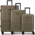 camel active Hanoi 4 Rollen Kofferset 3-teilig mit Dehnfalte oliv