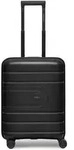 Redolz Essentials 11 4 Rollen Kabinentrolley 55 cm mit Dehnfalte schwarz