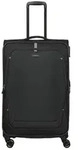 Travelite Umbria 4 Rollen Trolley L 77 cm mit Dehnfalte schwarz