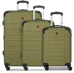 Wenger Amplar Evo 4 Rollen Kofferset 3-teilig mit Dehnfalte braun