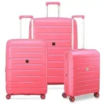 MODO by Roncato Starlight 3.0 4 Rollen Kofferset 3-teilig mit Dehnfalte pink