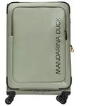 Mandarina Duck Eco Coated 4 Rollen Trolley L 78 cm mit Dehnfalte gr&uuml;n