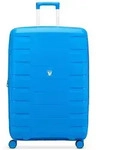 Roncato Skyline 2.0 4 Rollen Trolley 79 cm mit Dehnfalte blau