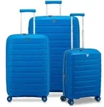 Roncato B-Flying Move 4 Rollen Kofferset 3-teilig mit Dehnfalte blau