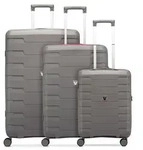Roncato Skyline 2.0 Neon 4 Rollen Kofferset 3-teilig grau