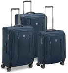 Roncato City 3.0 4 Rollen Kofferset 3-teilig mit Dehnfalte blau