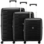 Roncato Skyline 2.0 Neon 4 Rollen Kofferset 3-teilig schwarz