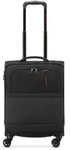 Roncato Metropolitan 4 Rollen Kabinentrolley 55 cm mit Dehnfalte schwarz
