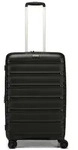 d&n Travel Line 4700 4 Rollen Trolley 68 cm mit Dehnfalte schwarz