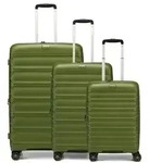 d&n Travel Line 4700 4 Rollen Kofferset 3-teilig mit Dehnfalte oliv