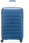 Roncato Relife 4 Rollen Trolley 78 cm mit Dehnfalte blau