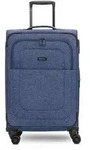 Redolz Essentials 12 MEDIUM 4-Rollen Trolley 67 cm mit Dehnfalte blau