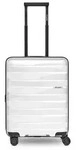 Bergpfeil Travel 4-Rollen Kabinentrolley S 55 cm mit Dehnfalte weiss