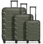 Smartbox Edition 01 4 Rollen Kofferset 3-teilig mit Dehnfalte oliv