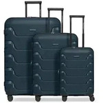 Smartbox Edition 01 4 Rollen Kofferset 3-teilig mit Dehnfalte blau