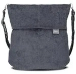Zwei Mademoiselle.M Schultertasche 31 cm blau