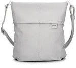 Zwei Mademoiselle.M Schultertasche 31 cm grau