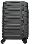 Mandarina Duck Flyduck 4 Rollen Kabinentrolley 55 cm mit Dehnfalte schwarz