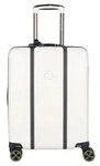 Delsey Paris Cadence 4 Rollen Kabinentrolley 55 cm mit Dehnfalte weiss