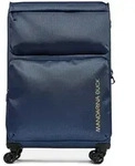 Mandarina Duck Zephyr 4 Rollen Trolley L 78 cm mit Dehnfalte blau
