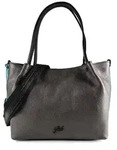 Gabs Lilly Shopper Tasche S Leder 28 cm grau
