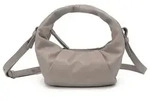 LES VISIONNAIRES Greta Mini Essential Handtasche Leder 23 cm grau